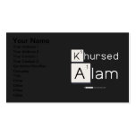 Khursed
 Alam  Business Cards