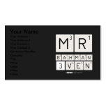 MR
 BAHMAN
 3VEN  Business Cards