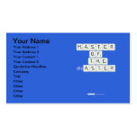 MASTER
 OF
   THE
 disASTER
 
 
   Business Cards