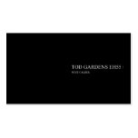 TOD GARDENS  Business Cards