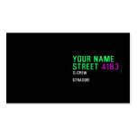 Your Name Street  Business Cards