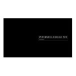 Petersfield road  Business Cards