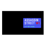 ASSASSIN Street  Business Cards