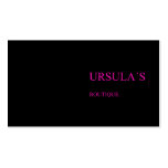 Ursula´s    Business Cards