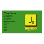 J
 JENNI  Business Cards