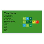 Game
 Letter
 Tiles  Business Cards