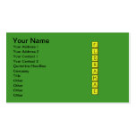 F
 L
 O
 R
 A
 M
 A
 E  Business Cards