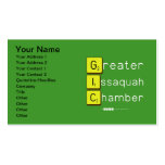 Greater
 Issaquah
 Chamber  Business Cards