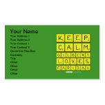 Keep 
 Calm 
 Gilbert 
 Loves 
 Faridah   Business Cards