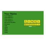    Zingi Warshell   Business Cards