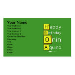 Happy
 Birthday
 Onin
 Aquino  Business Cards
