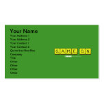 Game On  Business Cards