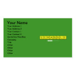 SCRABBLE  Business Cards