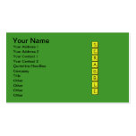 S
 C
 R
 A
 B
 B
 L
 E  Business Cards