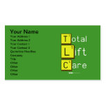 Total
 Lift
 Care  Business Cards