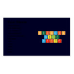 Periodic
 Table
 Writer  Business Cards