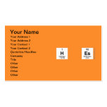 H ES  Business Cards