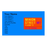 Minion Street  Business Cards