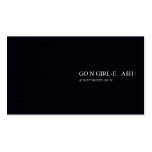 Go N GIRL-E   A$H  Business Cards