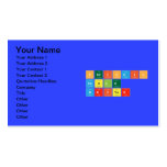 Periodic
 Table
 Writer  Business Cards