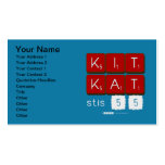 KIT
 KAT
 stis 55  Business Cards