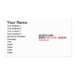 Cathy's Cake Street  Business Cards