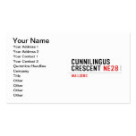 Cunnilingus  crescent  Business Cards