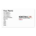 wonderwall  Business Cards