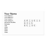 Periodic Table Writer  Business Cards