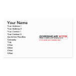 @ChrisSanClaire  Business Cards