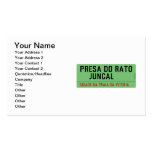 presa do rato     juncal  Business Cards