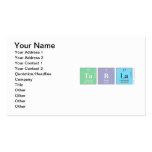  tabla  Business Cards