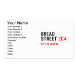 Bread Street  Business Cards