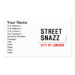 Street  Snazz  Business Cards