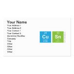 cusn  Business Cards