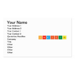 Chemifuge  Business Cards