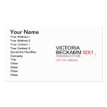 Victoria  Beckamm  Business Cards