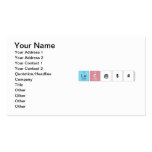 LUC@$#  Business Cards