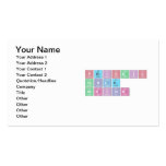 Periodic
 Table
 Writer  Business Cards