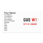 Gus  Business Cards