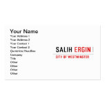 Salih  Business Cards