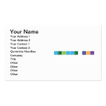 Welcome Back  Business Cards