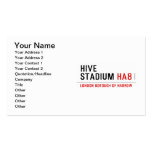 hive stadium  Business Cards