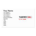 Taberer  Business Cards