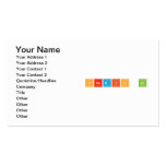 Chemic al  Business Cards