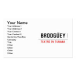 BRODGÜEY  Business Cards