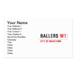 Ballers  Business Cards