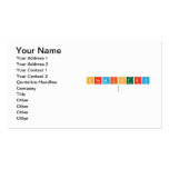 Chemistry
   Business Cards