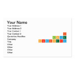 I
 love
 chemistry  Business Cards