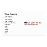 Crefeld Close  Business Cards